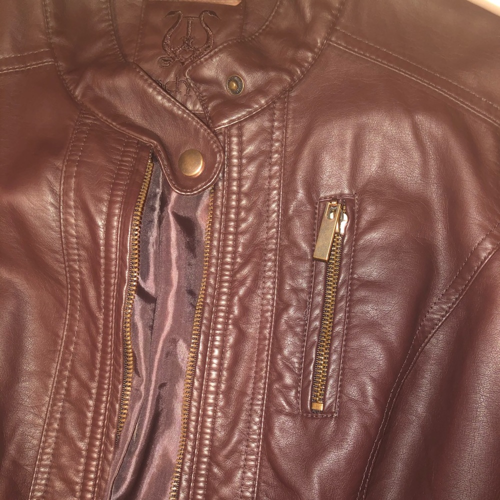 Faux Leather Jacket - Picture 3 of 5